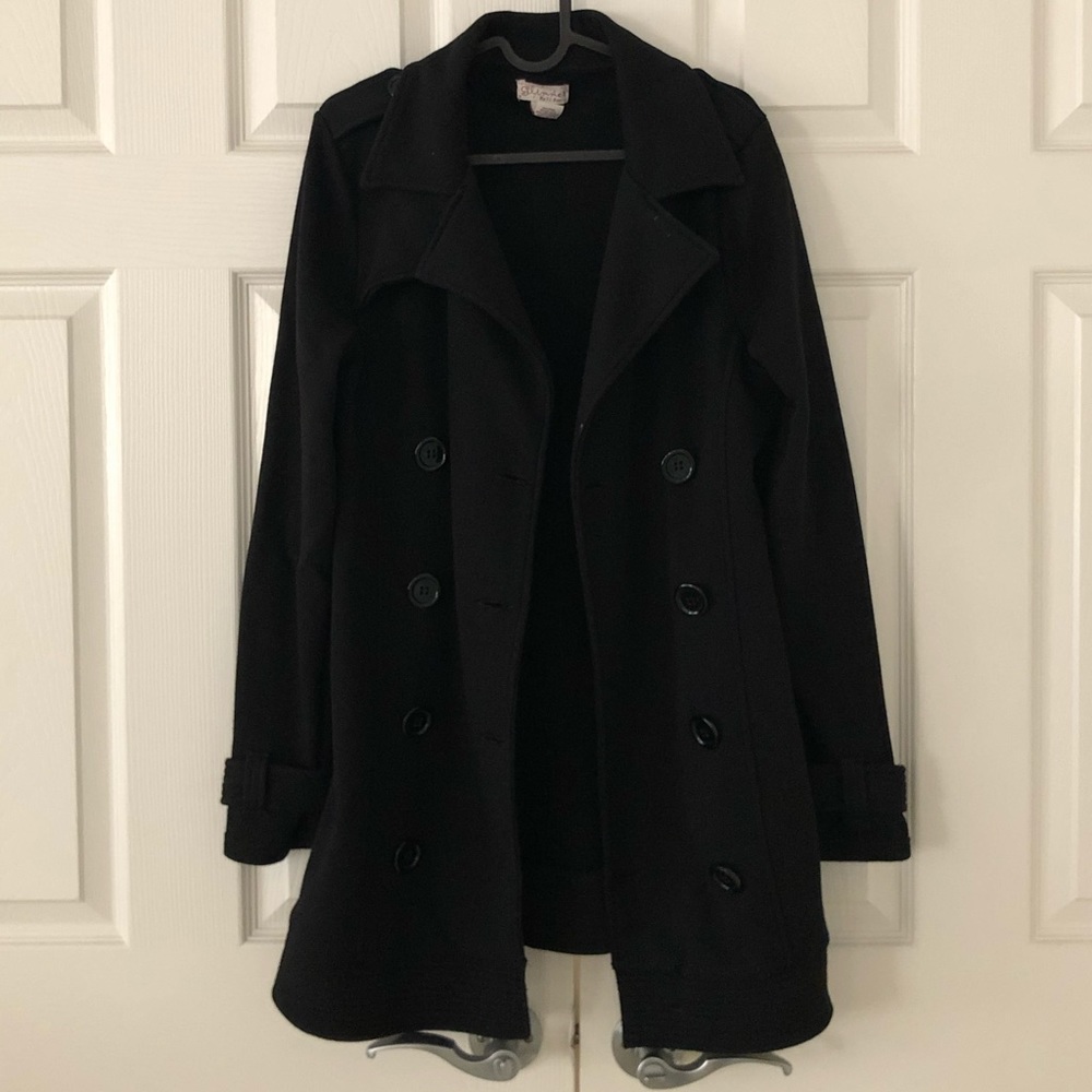 Black trench coat